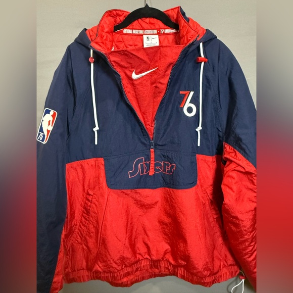Nike NBA Limited Edition Philadelphia 76ers Starter Jacket, Size L- NWT - Picture 3 of 15